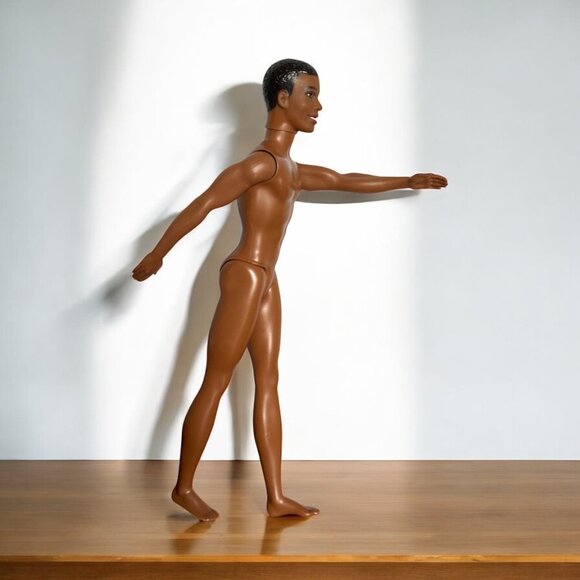 Barbie Water Play Steven Doll 1991 - 2010 African American Nude Boy Man Doll 12” - Picture 7 of 11
